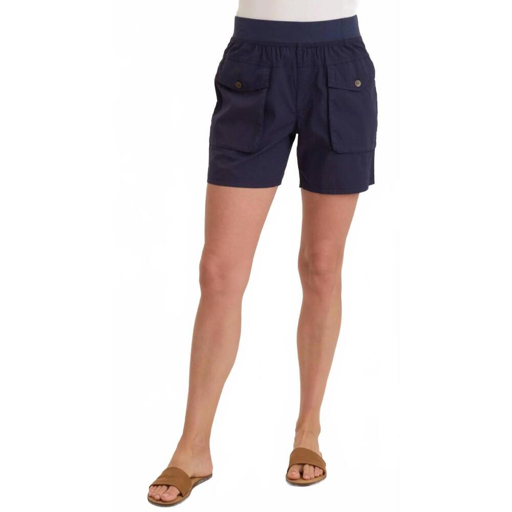 NEW WEARABLES carlo pull-on shorts in navy